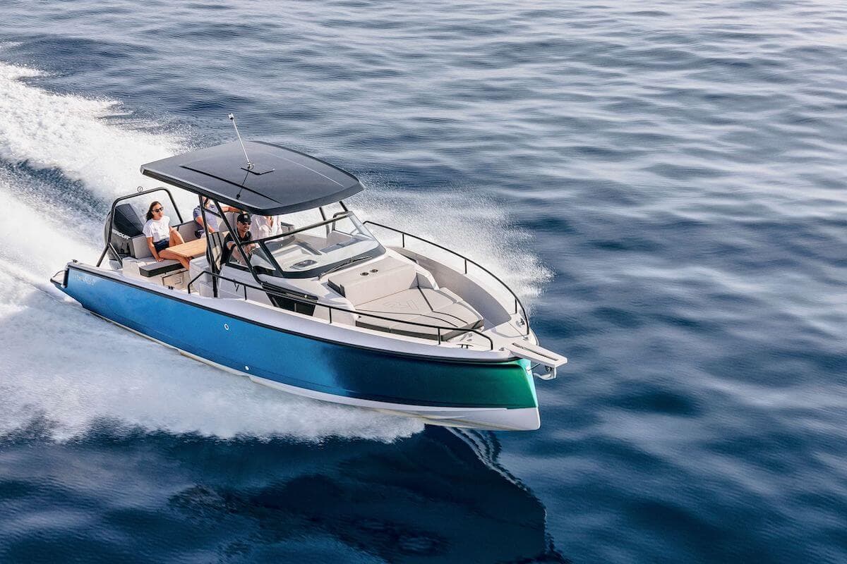 Ryck 280 pogled s boka — Zadar