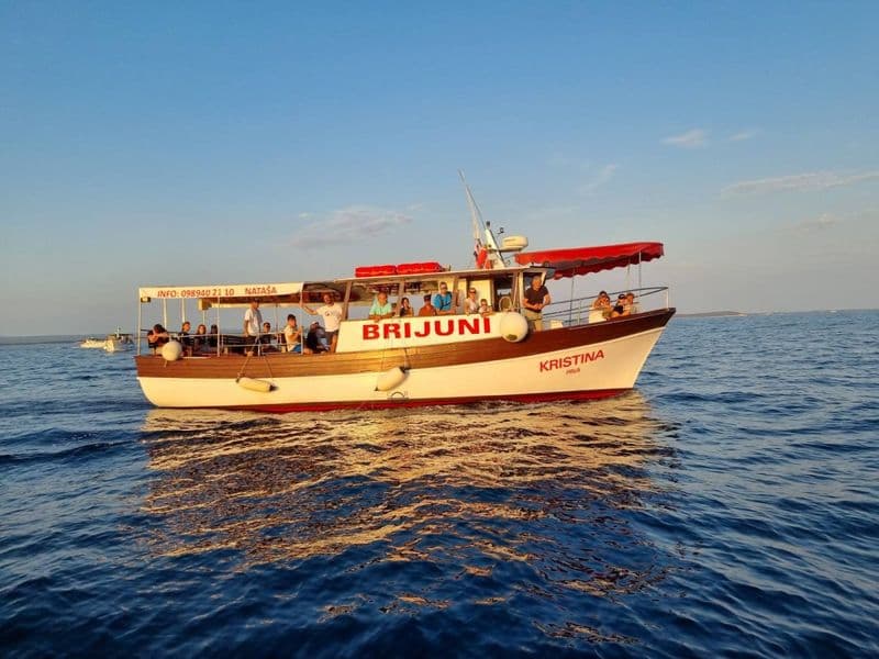 Panoramic boat tour Brijuni with swimming & snorkelling