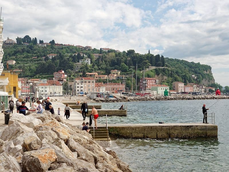 Luka u Piranu na slovenskoj obali Jadrana