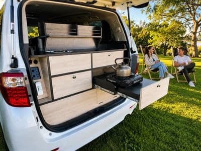 Toyota campervan Escapade, Vibe Rentals Christchurch