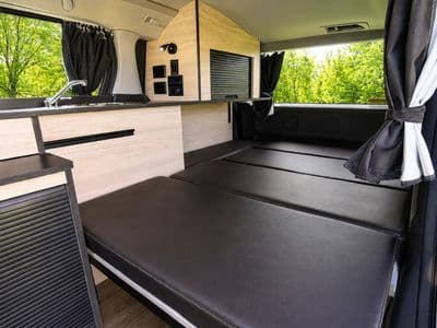 Toyota Vellfire campervan Montana, Vibe Rentals Christchurch