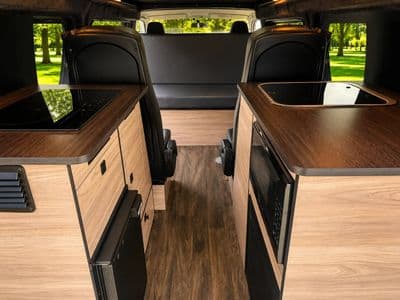 Toyota Hiace campervan Enigma for four, Vibe Rentals Christchurch