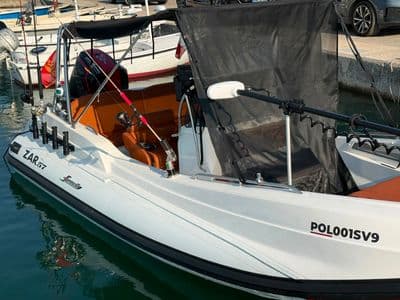 RIB Malvasia II na sidru u marini Bar
