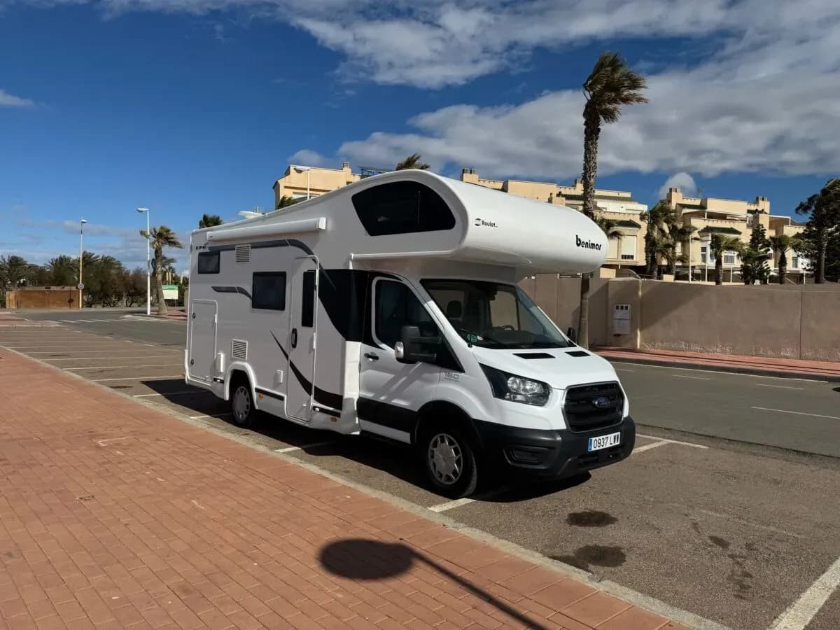 HappyCapuchina Turbo 340 motorhome exterior, Madrid