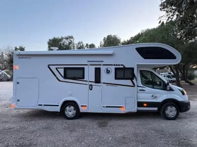 Benimar Sport 344 UP motorhome side view