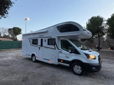 HappyCapuchina Escape 344 motorhome exterior, Madrid