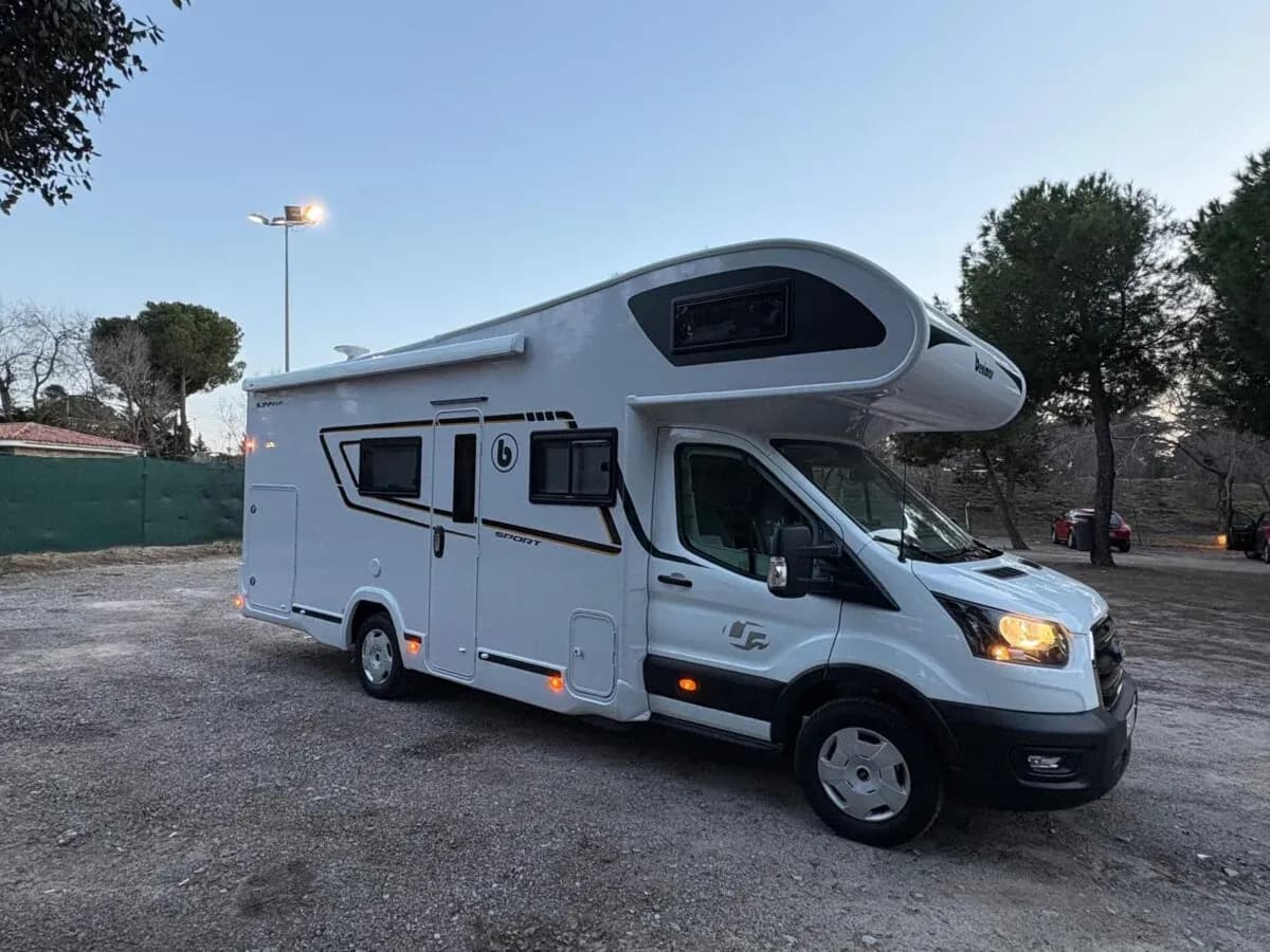 HappyCapuchina Escape 344 motorhome exterior, Madrid