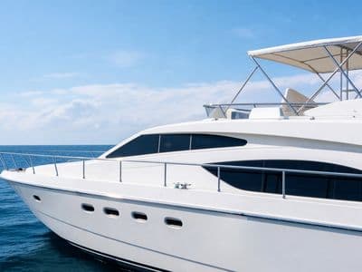 Da...Ale (Ferretti 53 Fly) — bow view