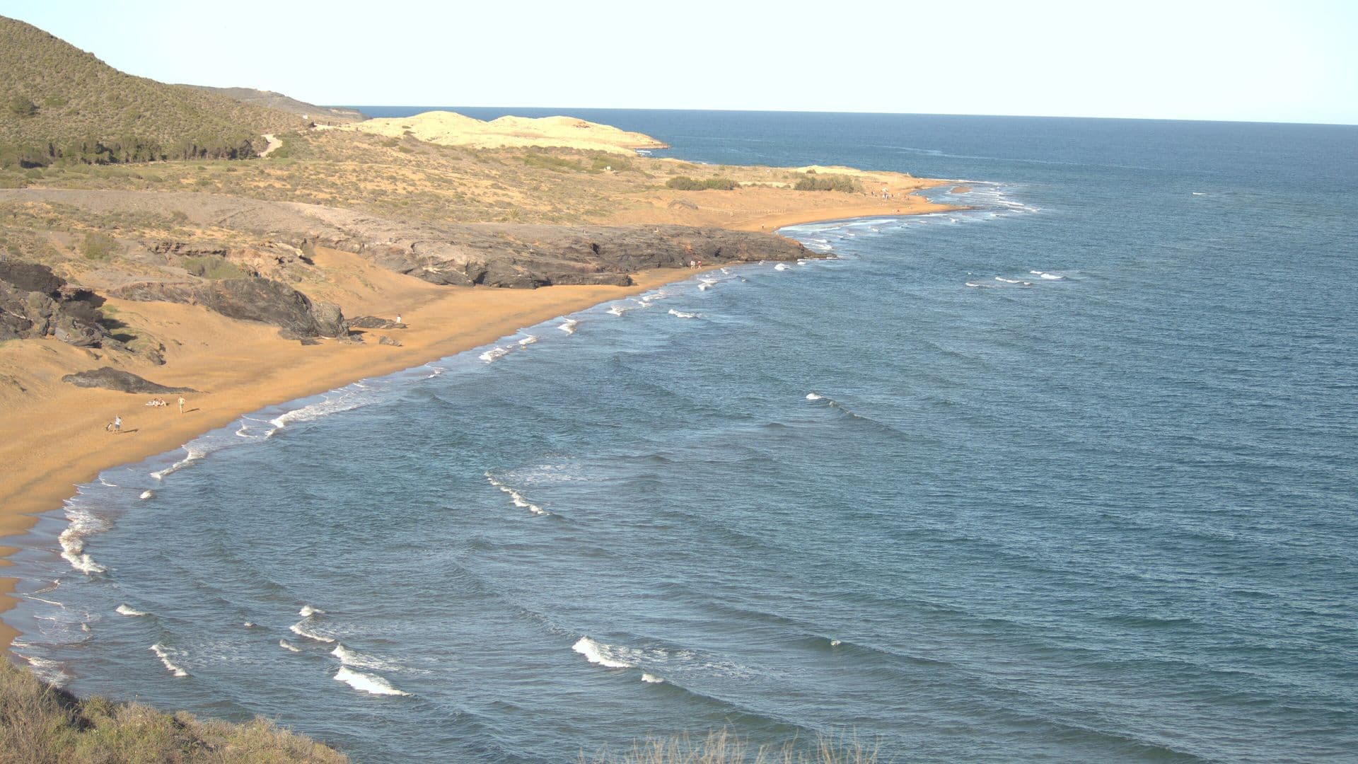 Playa Larga in Calblanque regional park on the Costa Cálida, Region of Murcia