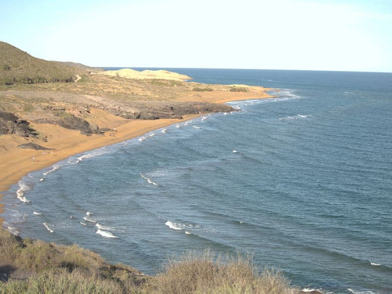 Playa Larga in Calblanque regional park on the Costa Cálida, Region of Murcia