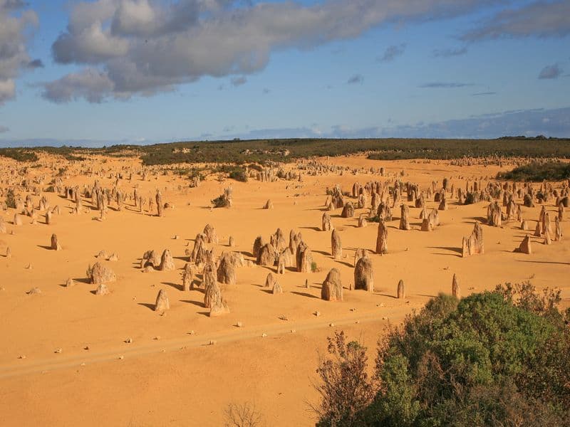 The Pinnacles desert in Nambung National Park, two hours north of Perth, Western Australia