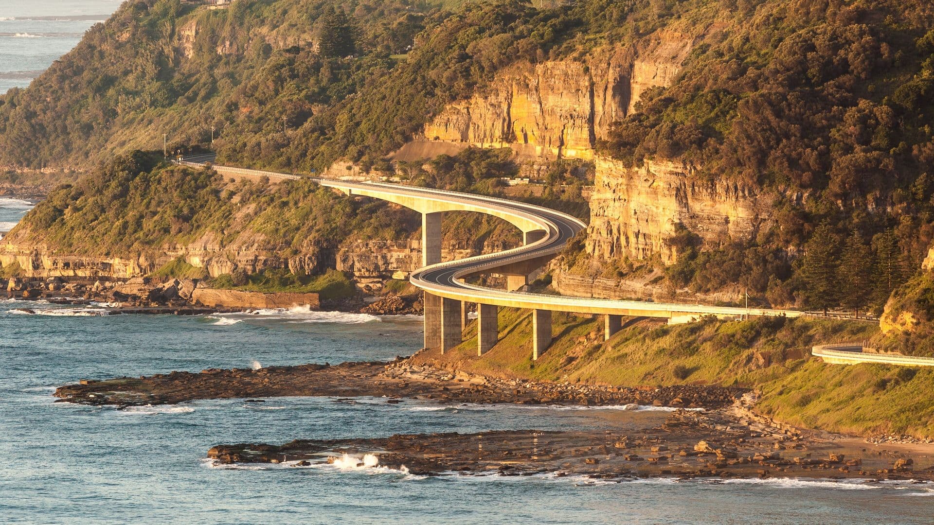 Sea Cliff Bridge on the Grand Pacific Drive south of Sydney, New South Wales