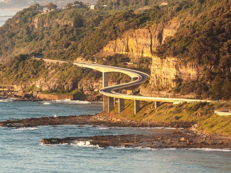 Sea Cliff Bridge on the Grand Pacific Drive south of Sydney, New South Wales