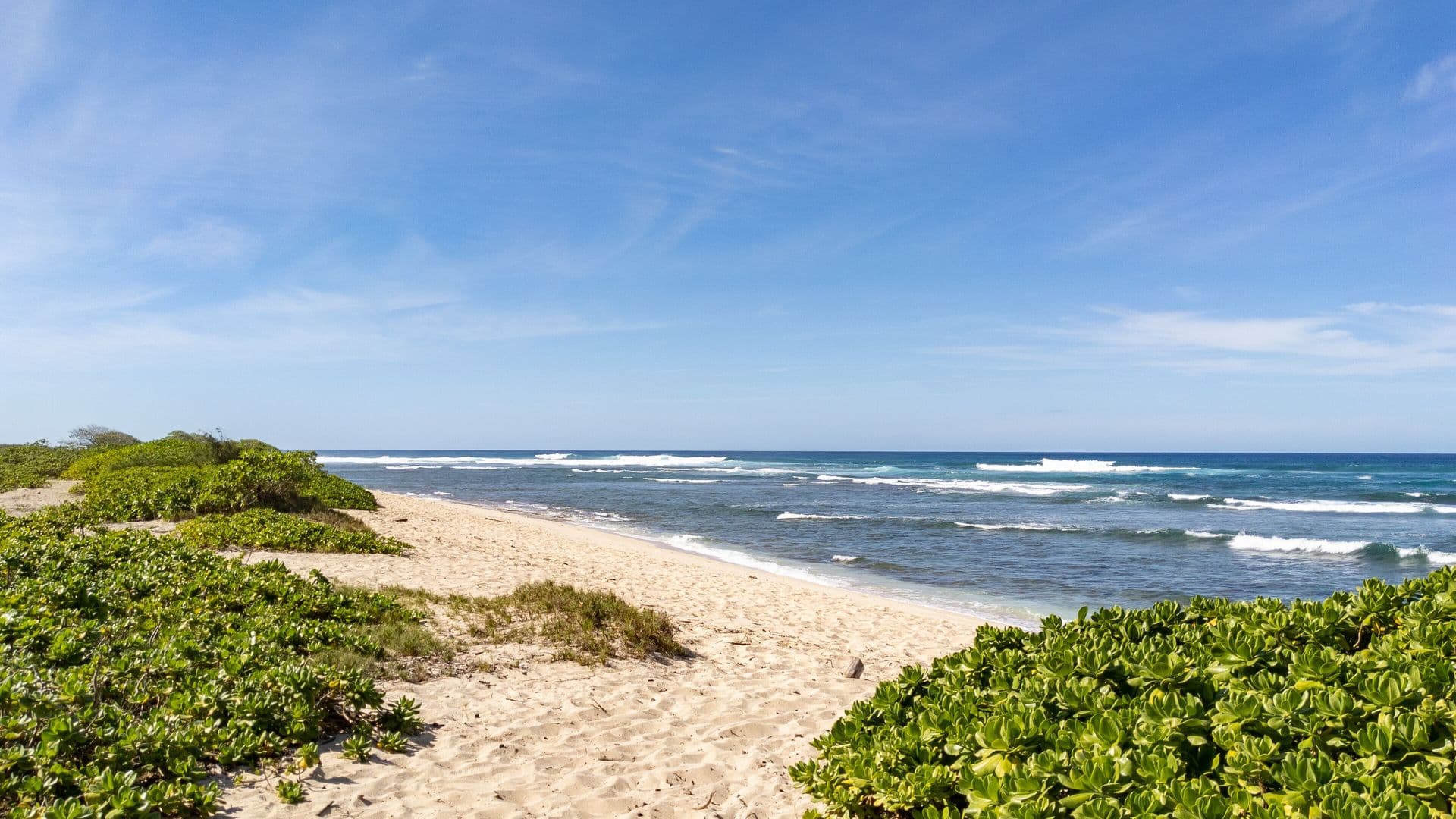 Mokuleia beach on the North Shore of Oahu, Hawaii