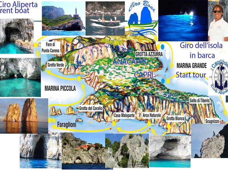Full Day Tour - Capri Boat Rent Ciro Aliperta
