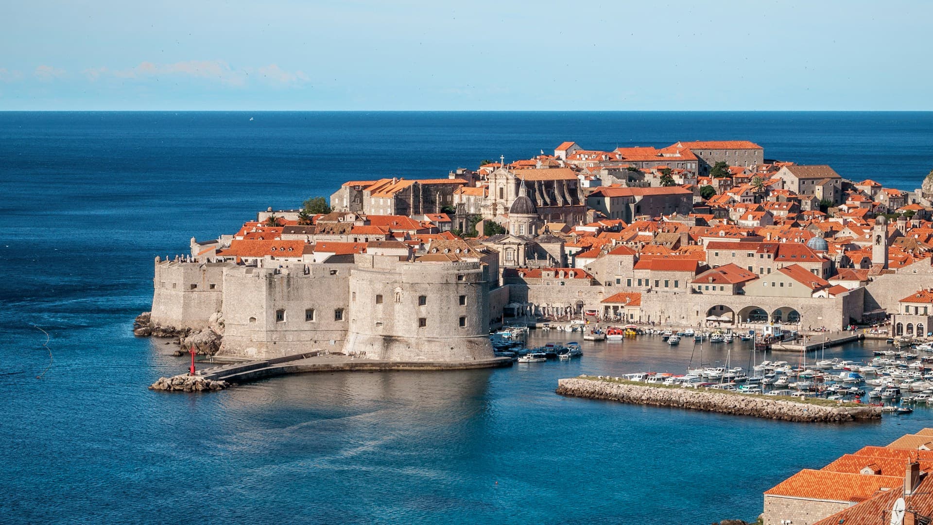 Dubrovnik old town Croatia Adriatic coast