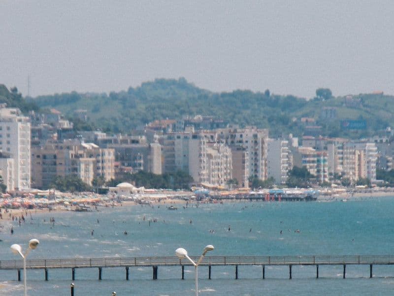 Durrës beach panorama — Explore Charter departure point