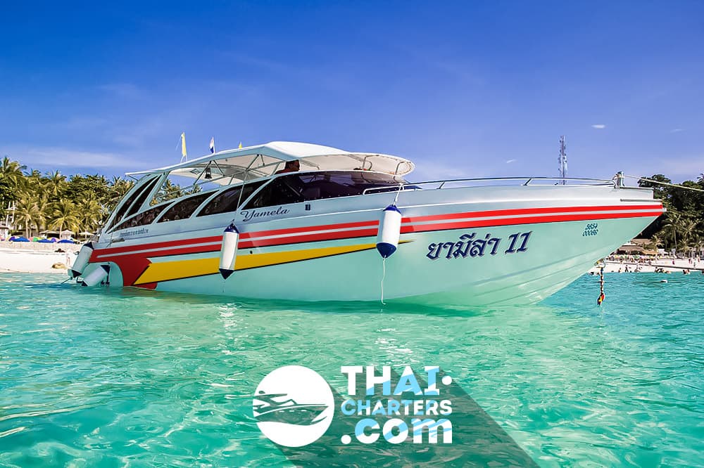 Speedboat Yamela for private island tours from Phuket