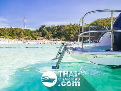 Yamela speedboat guests swimming