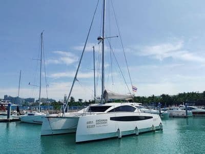 Comar Comet CAT 37 catamaran Andaman Discovery, charter Phuket