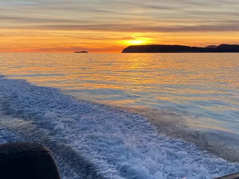 Zalazak sunca nad dubrovačkim zidinama