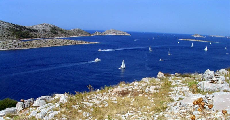 Kornati — pogled na otočje Nacionalnog parka