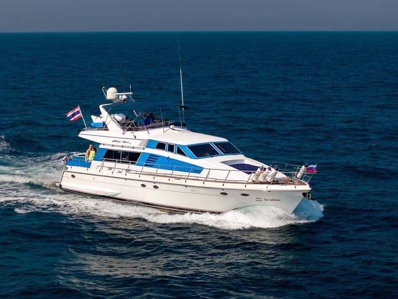 Nova Princess yacht off the Pattaya islands