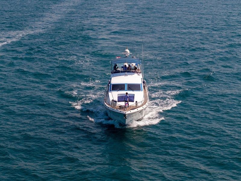 Nova Princess yacht on the open sea