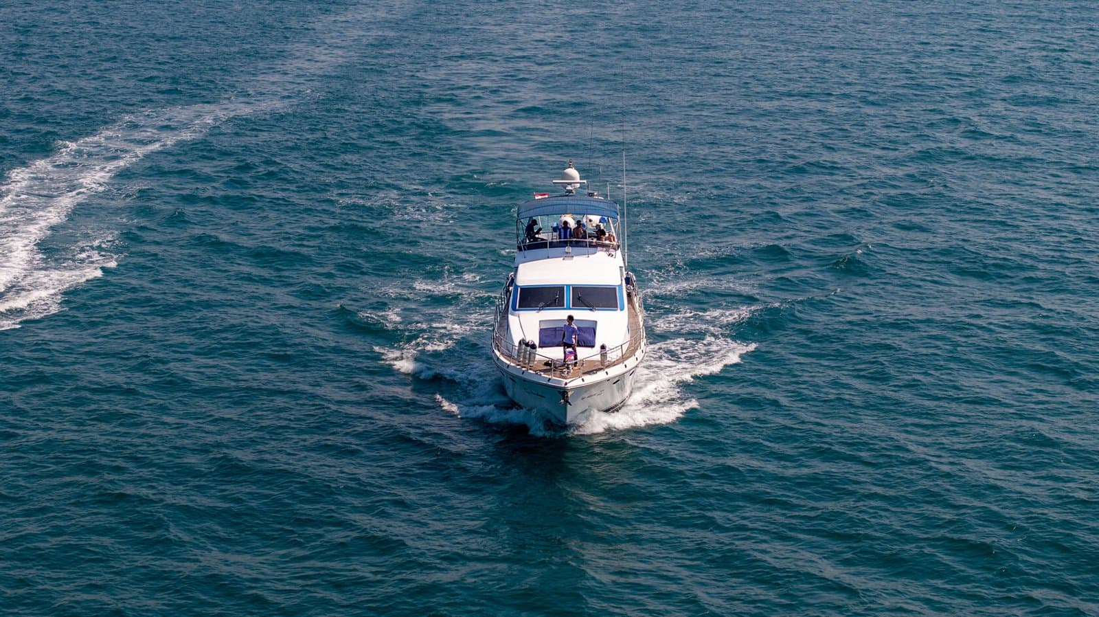 Nova Princess yacht on the open sea