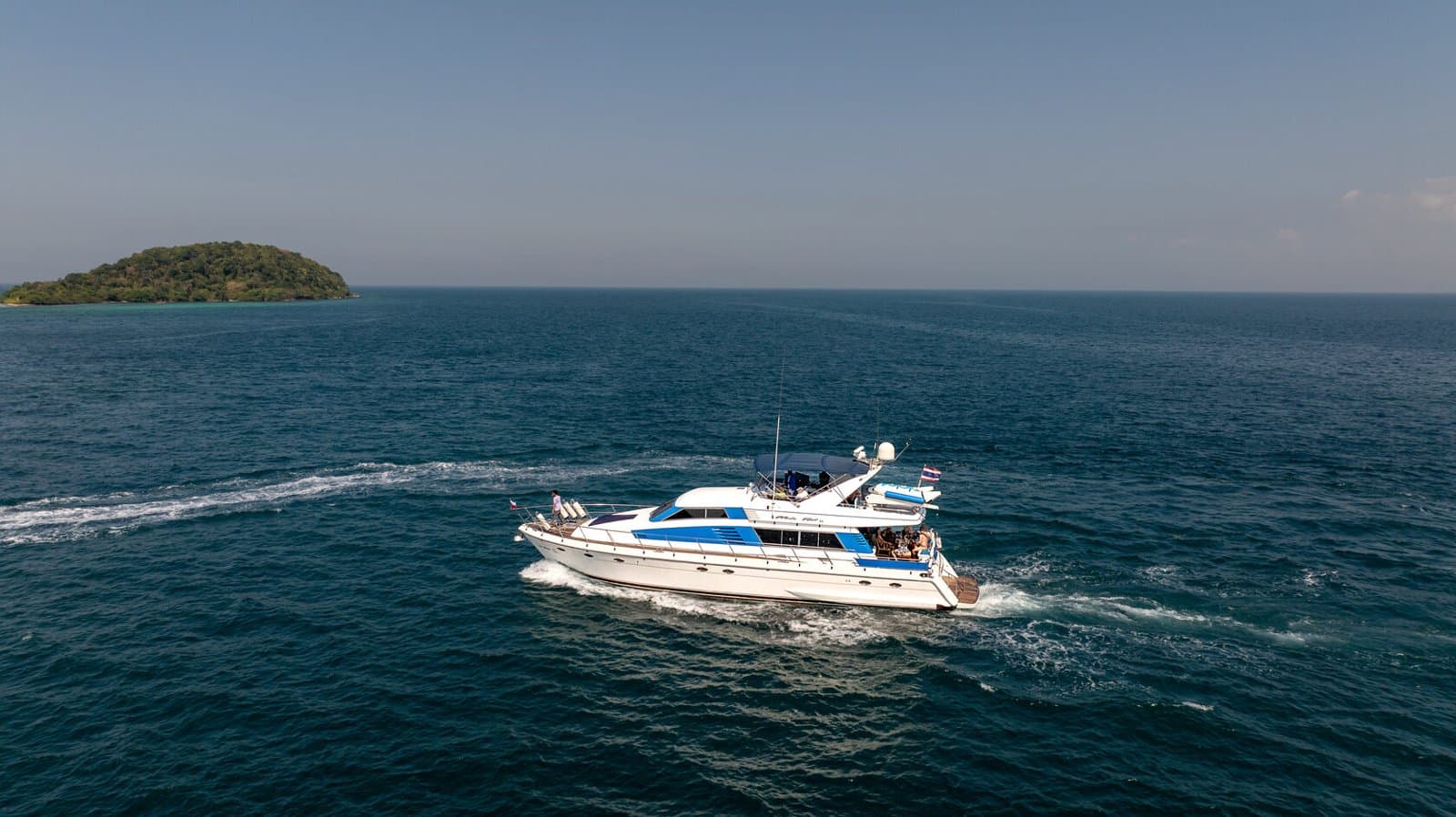Nova Princess yacht cruising off Pattaya