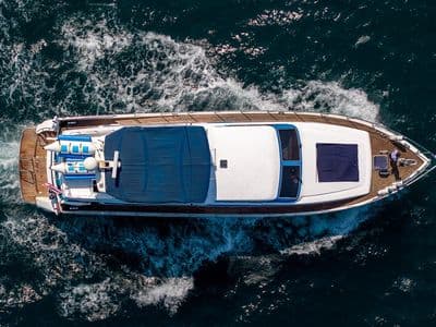 Nova Princess yacht seen from above