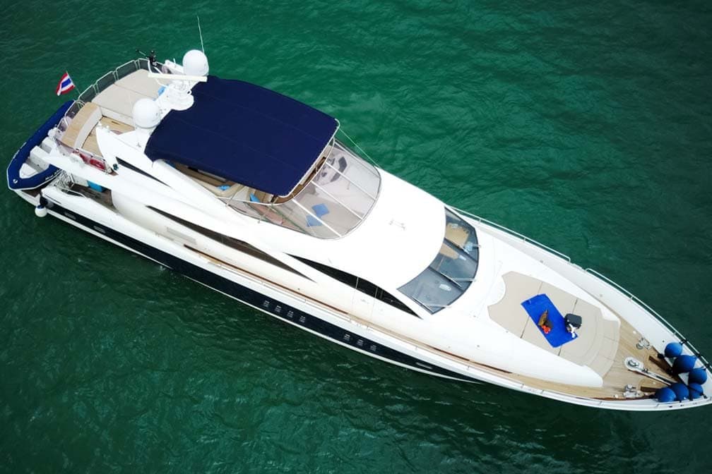 90ft Sunseeker – charter Phuket