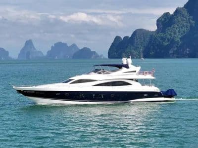 90ft Sunseeker – charter Phuket