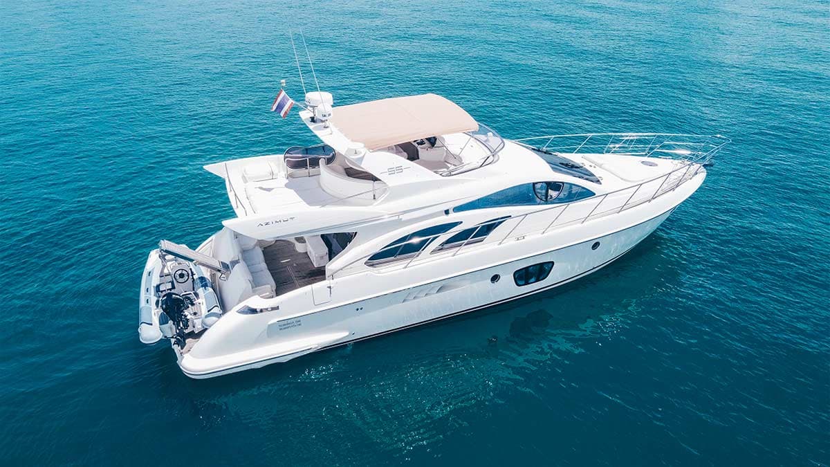 Azimut 55 – private yacht charter Phuket