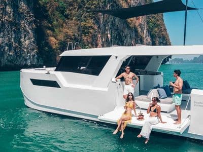 Prada 50 Power Catamaran – private yacht charter Phuket