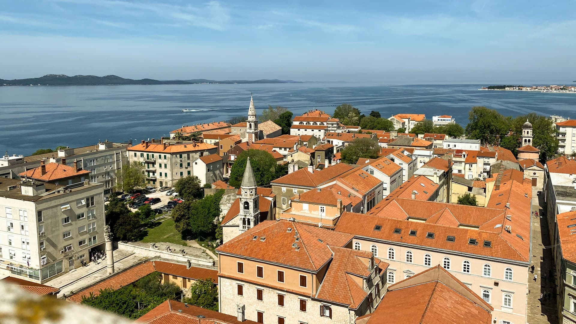 Zadar city sea view Croatia boat rental