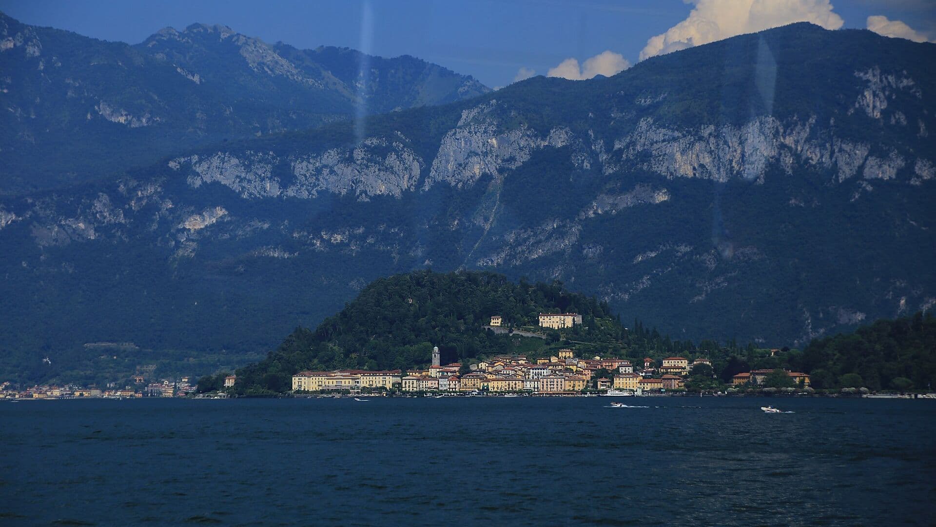 Bellagio on Lake Como seen from the water